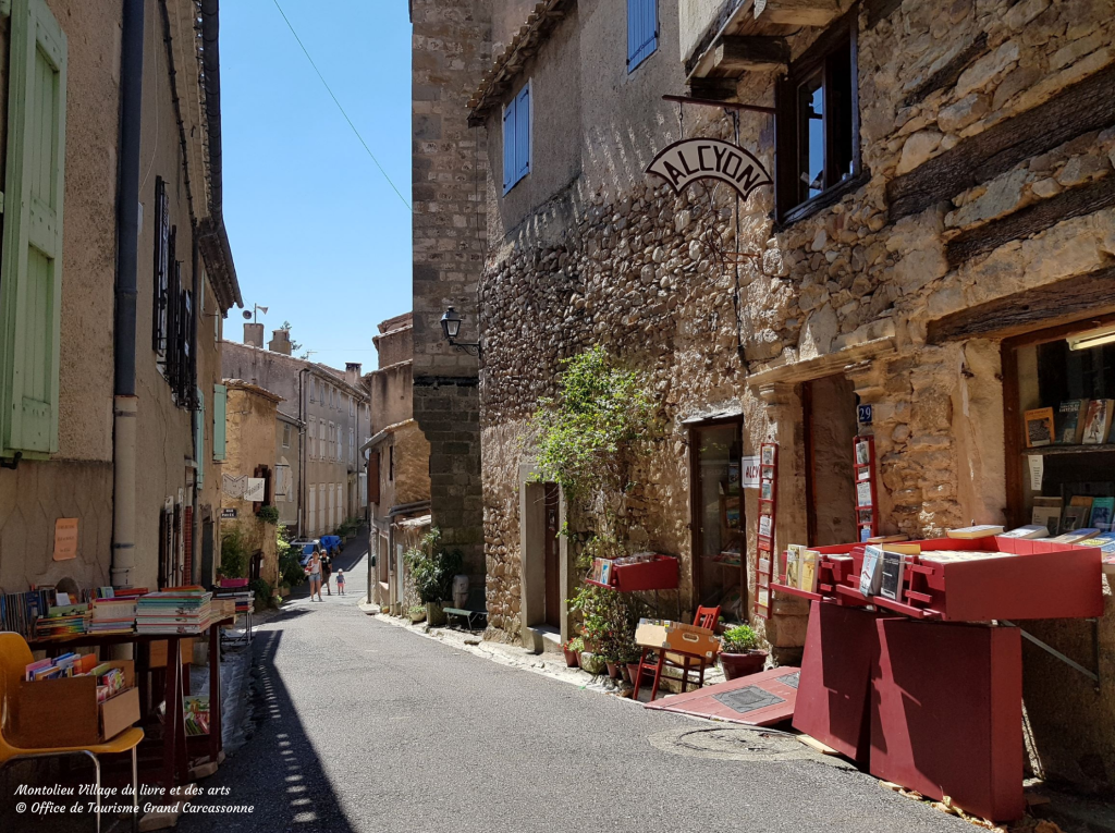MONTOLIEU VILLAGE DU LIVRE ET DES ARTS 3 © OFFICE DE TOURISME GRAND CARCASSONNE